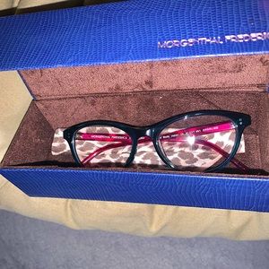 COPY - MORGENTHAL FREDERICS CHARLIZE BLUE&PURPLE EYEGLASS HAND MADE JAPAN BUFFA…